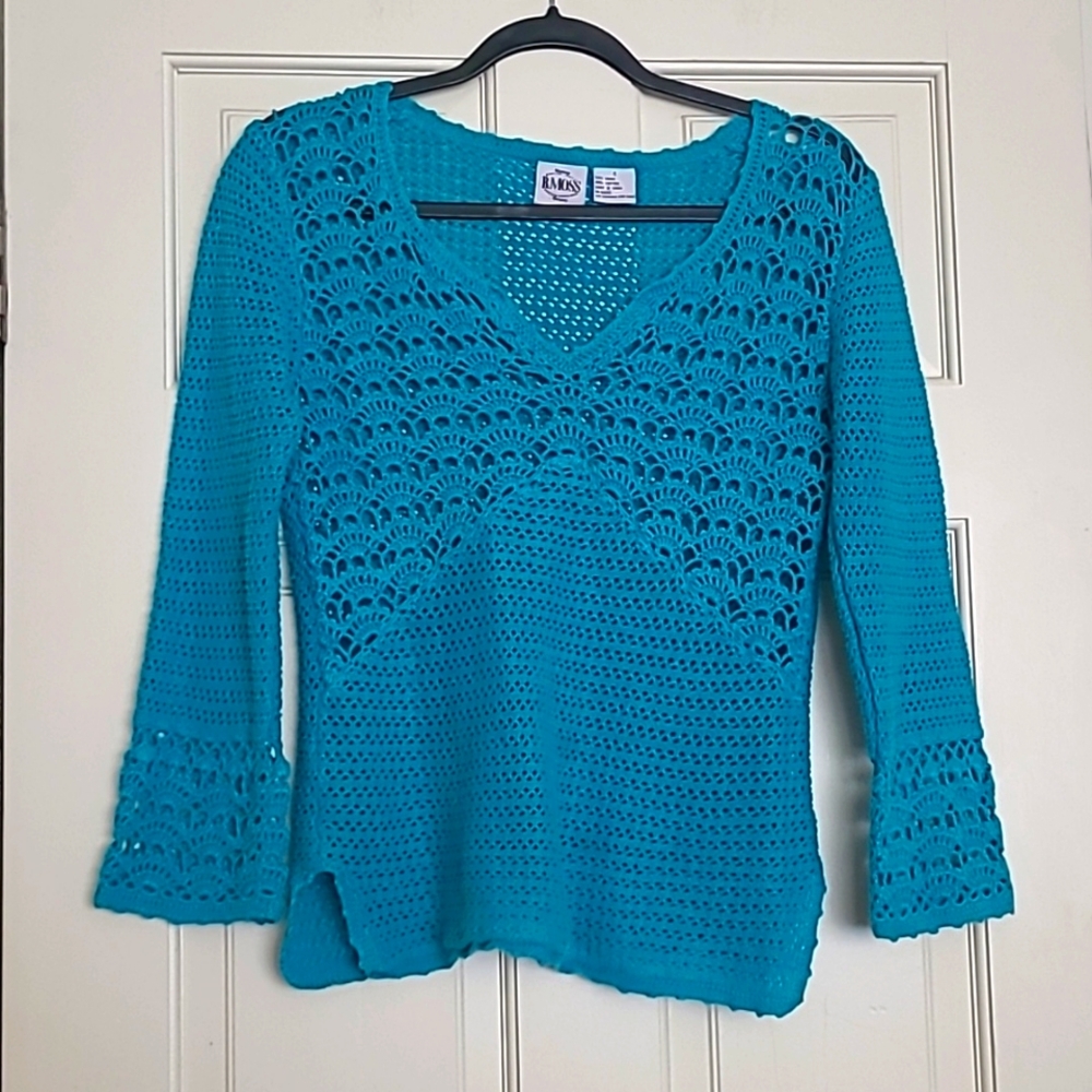 Tailor B Moss Crochet top Size S (XS)